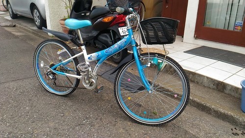 24インチ子供用 女の子 マウンテンバイクあげます 要メンテ 後タイヤパンク Nations 湘南台の自転車の中古あげます 譲ります ジモティーで不用品の処分