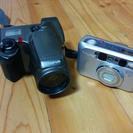 オリンパスのデジカメとフジのフィルムカメラ
