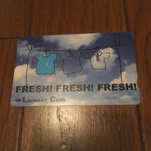 LAUNDRY CARD ランドリーカード (ku27) 函館のチケットの中古あげます・譲ります｜ジモティーで不用品の処分