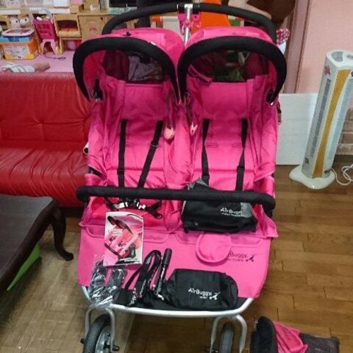 かわいい超美品 ピンクのエアーバギー 値下げ処分