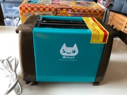 ポップアップトースター焼くだけでパンにイラストが描けます O かっちゃん 那覇のキッチン家電 オーブントースター の中古あげます 譲ります ジモティーで不用品の処分