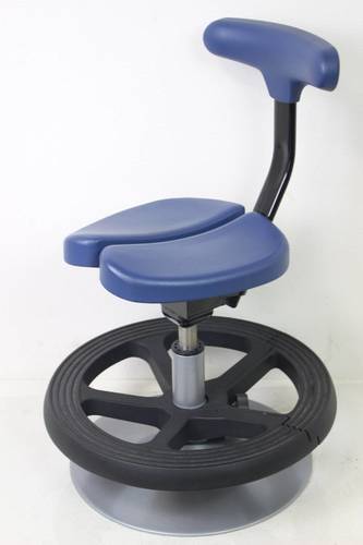 【美品】アーユルチェア アーユルユナ 足置きリング付 オーシャン ブルー ayur chair