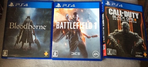 PS4 FPS等 3点