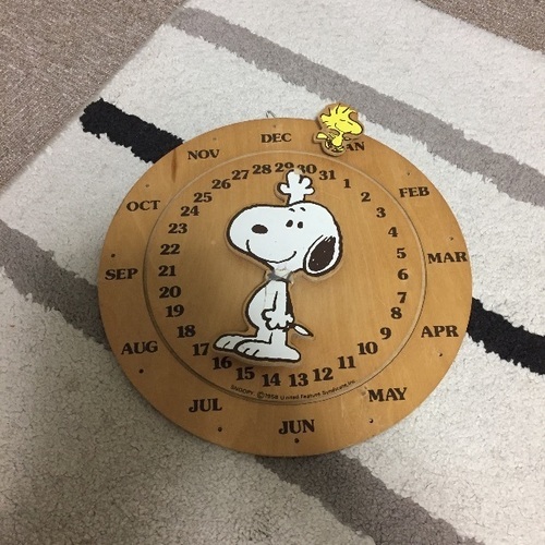 難あり 昭和レトロ スヌーピーカレンダー さとぴ あいの里公園のその他の中古あげます 譲ります ジモティーで不用品の処分