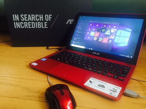 【最軽量】EeeBook X205TA X205TA-RED10 [レッド]