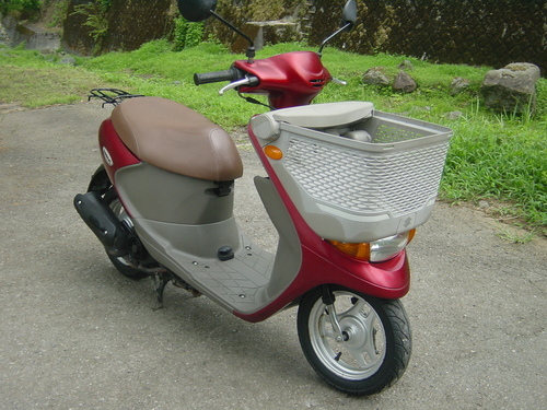 レッツ4　４サイクルスクーター　極上車　フロントバスケットタイプ