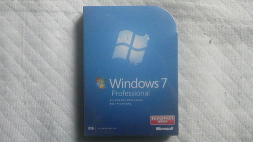パソコンソフト Microsoft Windows7 Professional 32bit 64bit ServicePack1