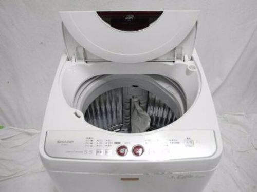 2012年式SHARP5.5キロ 風乾燥機付き洗濯機です 配送無料です！✨