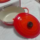 フランス製　ココット鍋　鋳物