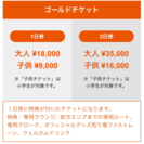 WEST GIGANTIC CITYLAND 8/6(日)ゴールドチケット2枚