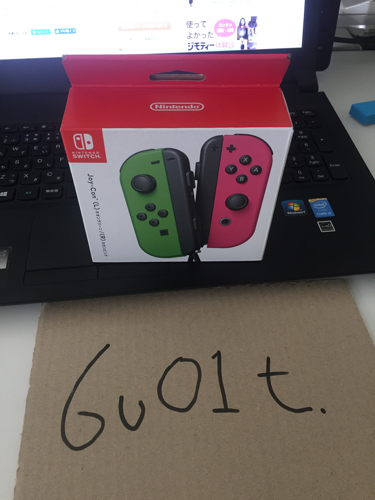 Joy-Con(L) ネオングリーン/(R) ネオンピンク　ニンテンドースイッチ　任天堂　プロコントラーラー　ジョイコン