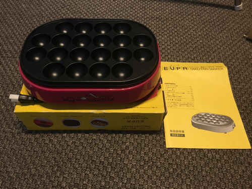 (新品未使用)EUPA/ユーパの電気たこ焼き器 20個
