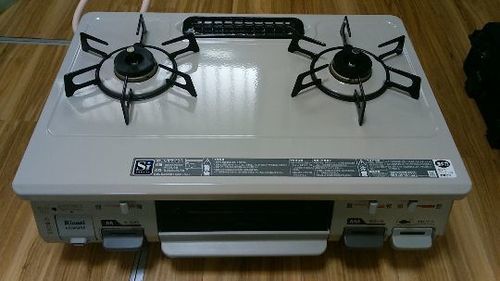 リンナイ　２コンロ　中古美品　都市ガス１２／１３A　KGM64BE
