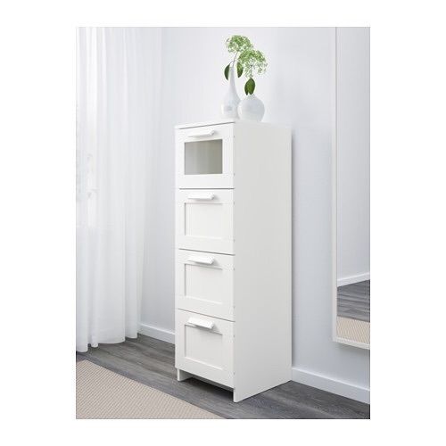 新品・未使用 IKEAのBRIMNES チェスト ホワイト 2個