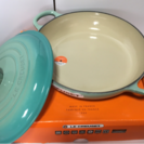① LE CREUSETビュッフェ・キャセロール 22cm 限定カラー クールミント