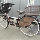 【値引きいたしました！】　★★★　幼児３人乗りモデル！【ＢＳアンジェリーノ】　ＢＳ製リアバスケット付き！　お届けいたします！　★★　［注：非電動タイプ－電動アシスト自転車ではありません。］