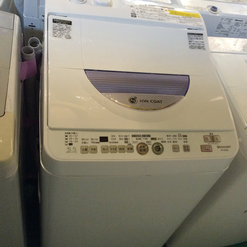 【全国送料無料・半年保証】洗濯乾燥機 2014年製 SHARP ES-TG55L-A 中古