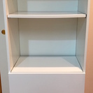 【取引終了】イケア(IKEA)の白い本棚/キャビネット