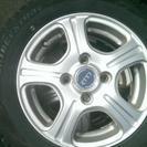 ブリジストンレボGＺ155　65　13インチアルミホイールと4本セットです♪