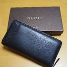 GUCCI グッチ 長財布 本物 ブラック レザー