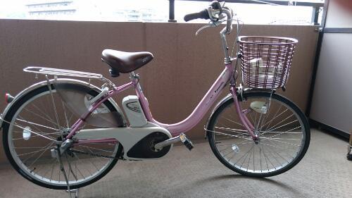 電動アシスト自転車 Panasonic ビビNX ピンク