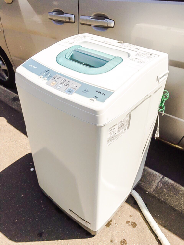 2011年製 日立 風乾燥付き 5㎏ 全自動洗濯機 LC072705