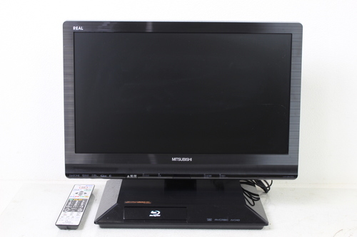 116) 三菱電機 22型 12年製 液晶テレビ HDD 500GB ブルーレイレコーダー搭載 REAL LCD-22BLR500