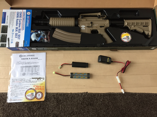 電動ガン m4 バッテリーセット