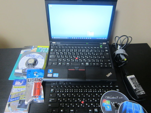 ThinkPad X230 Win10 Corei5 3320M MsataSSD128GB＋HDD500GB MicrosftOffice2016 メモリ8GB DVDドライブ付きウルトラベース 府属品多数