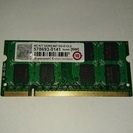 【取引中】ノートパソコン用メモリー  DDR2　667　4G