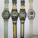 カシオ　G-SHOCK　　ＣＡＳＩＯ　Ｇ－ＳＨＯＣＫ　4本中古品