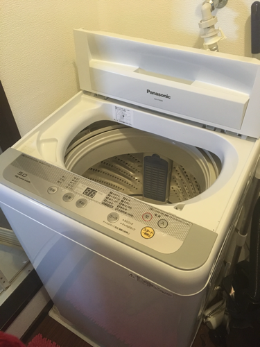 パナソニック洗濯機5kg 昨年購入2016製、8月末から9月始め引き渡し希望