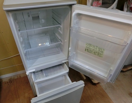 【販売終了しました。ありがとうございます。】SHARP　2ドア　冷凍冷蔵庫　SJ-14T　2011年製　中古品