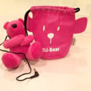DJ-Bear ポータブルスピーカー ピンク