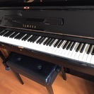 【値下げ】ヤマハ アップライトピアノ(椅子付き)