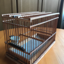 レトロな鳥籠  （小）竹造り