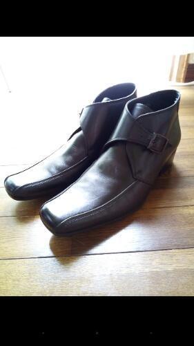 本革 メンズ靴 ★ 美品★ブランド stefanorossi ★スタイリッシュビジネスシューズ  ★ビジネスにもカジュアルにも合う2WAYタイプ