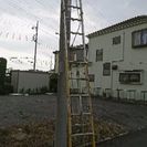 激安❗早い者勝ち！アルミの三段階、伸縮ハシゴです！