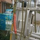 激安❗早い者勝ち！アルミの三段階、伸縮ハシゴです！