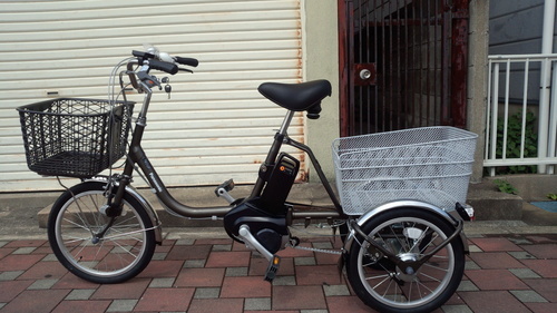 パナソニック　ビビライフ電動アシスト三輪自転車