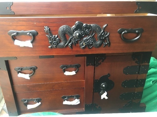 美品。取っ手養生状態。