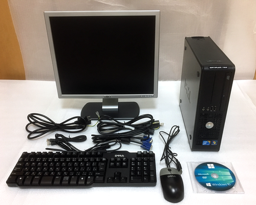 [整備済]DELL デスクトップPC一式（Windows10認証済）すぐ使えます。