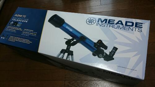 天体望遠鏡MEADE製AZM70