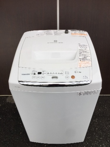 お待たせしました❗️『リライフ』の超クリーニング済み✨TOSHIBA製4.2㌔2012年式洗濯機です