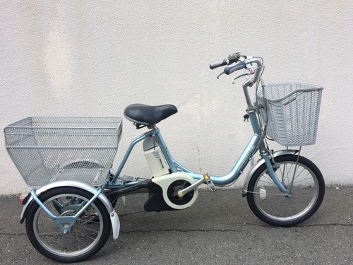 ブリヂストン　アシスタワゴン　三輪　リチウム　パスワゴン　カロヤカライフ　神戸市　引き取りOK　電動自転車