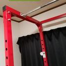 パワーラック、シャフト、重り、プレートシャフトラック