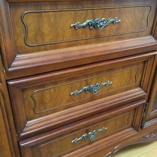 アンティーク調 チェスト テーブル