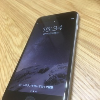 【超美品】iPhone6 au版 16GB スペースグレイ