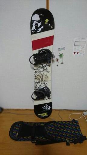 中古 スノーボード 3点セット　キッズ　K2 110cm キッズスノーボード K2 LiL KAT 110cm 3点セット K2 スノーボード