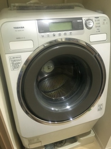 ドラム式洗濯機乾燥機、取説つき